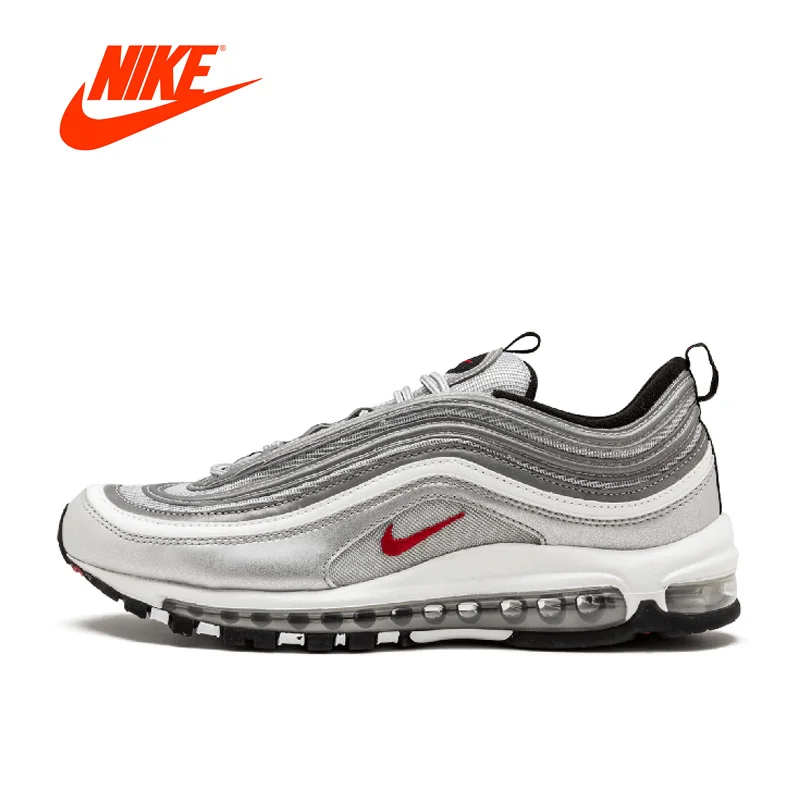 Аутентичные Nike Air Max 97 OG QS женские дышащие кроссовки спортивные новое поступление
