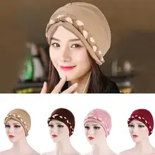 Новинка, бохо с цветочным принтом, тюрбан, шапка, винтажная шляпа шляпы для химиотерапии, крестообразная раковая шапочка-тюрбан, шапочка