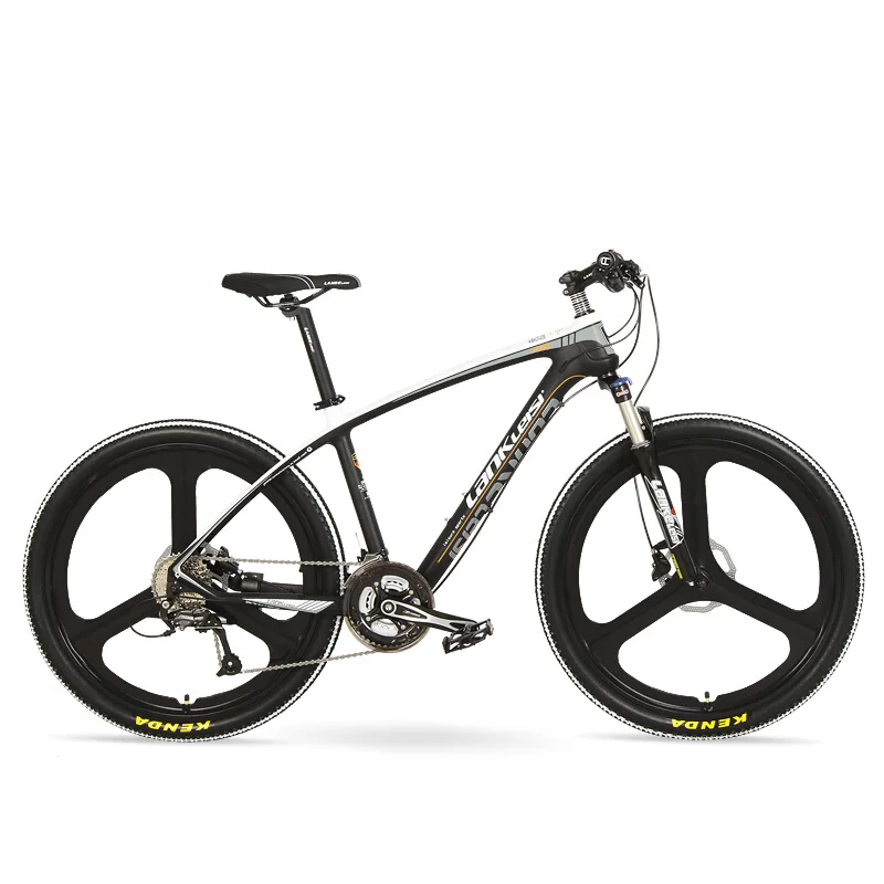 Clearance 26 "Carbon fiber mountain bike 27 speed oil dish magnesium alloy wheel shock absorber fork carbon fiber mountain bike M370 dial 4