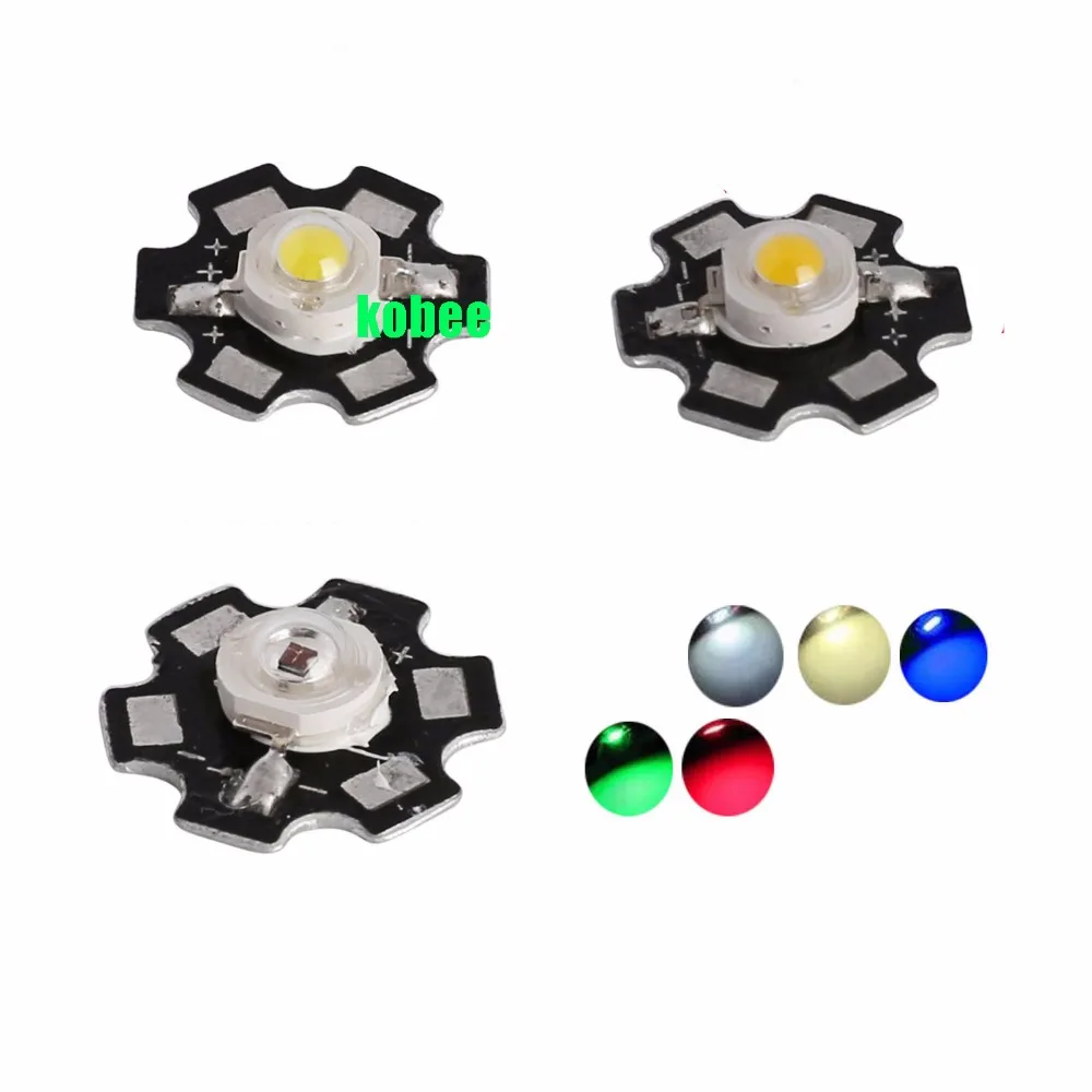 10pcs-High-Power-3W-LED-Chip-3-W-Natural-Cool-Warm-White-Red-Blue-Green-UV