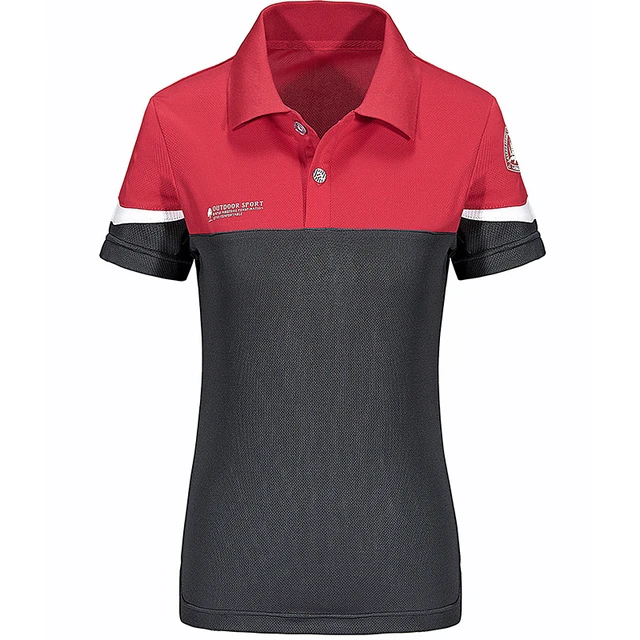 Fashion Woman Short Sleeve Polos Mujer Summer Outdoors Fitness Lapel Polo Shirt Women Breathable Quick Dry Casual Camisetas