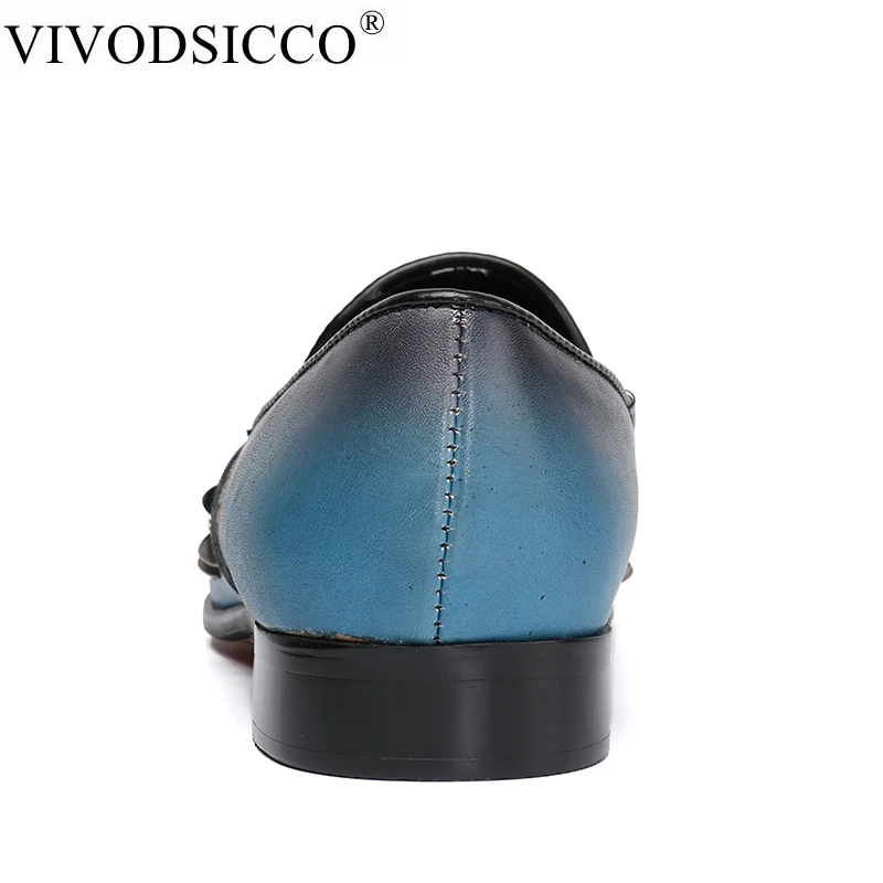 VIVODSICCO/модные мужские лоферы из натуральной кожи Zapatillas Superstar Повседневные на