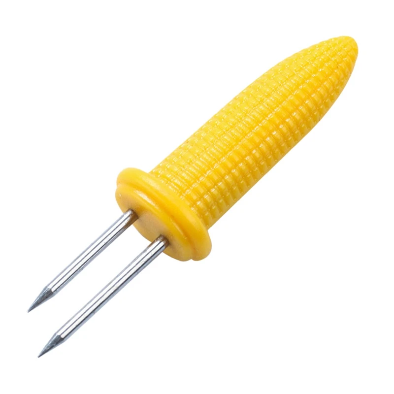 Corn needle creative barbecue fork 10/12pc Safe Corn on the Cob Holders Skewers Needle Prongs For BBQ Barbecue Hot Sale - Цвет: B 10