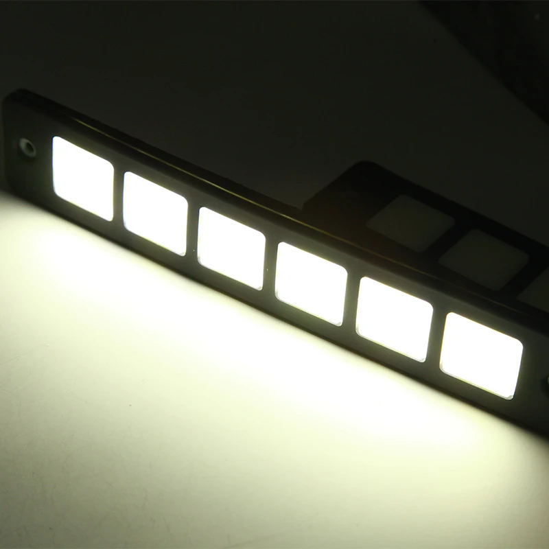 RXZ 2 шт./лот 18 5 см Гибкий COB Универсальный DRL дневные ходовые огни LED авто Вождение
