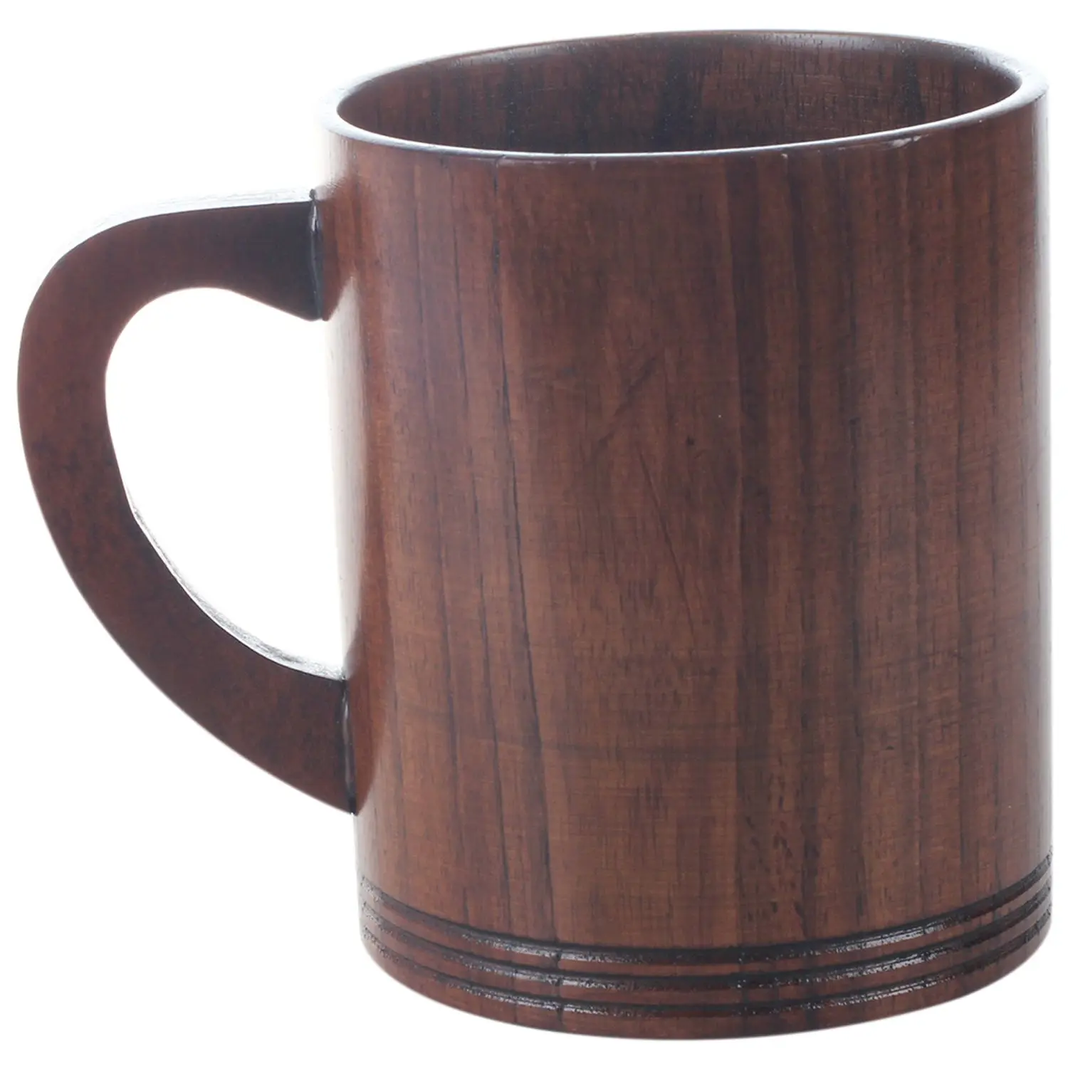 SZS Hot Wooden Cup Primitive Handmade Natural Wood Coffee Tea Beer