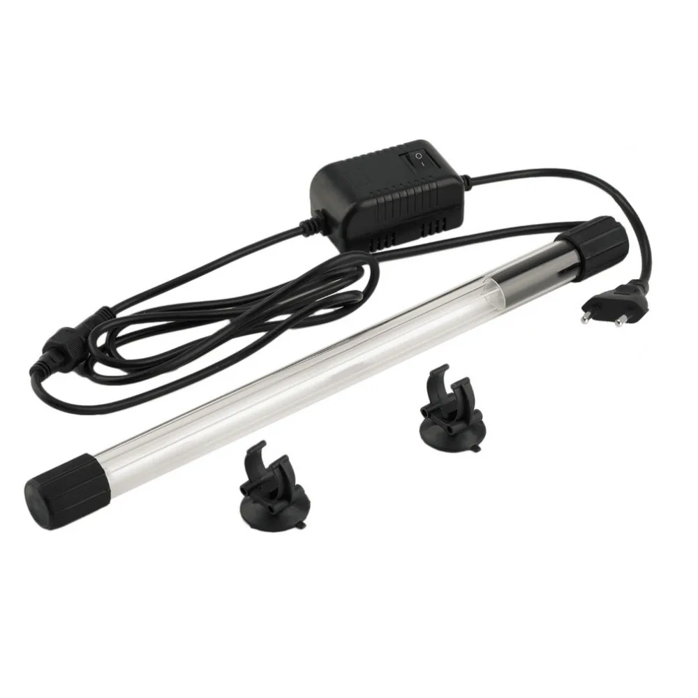 

1pc15W 37CM IP68 Waterproof Aquarium Fish Tank UV Light UV Sterilizer Lamp with Power Adapter Aquarium Accessory EU/US Plug