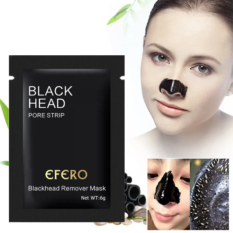 3 шт. черная маска для лица, очиститель пилинг для черных точек, Очищающая маска для пор, черная маска для головы, лечение акне, уход за кожей TSLM1