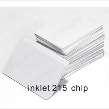 50 шт. для струйной печати пустой ПВХ 215 чип NFC карты