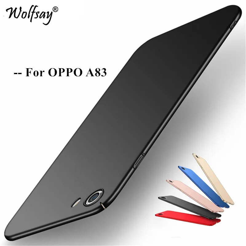 Для OPPO A83 чехол Роскошный ультра тонкий Гладкий Жесткий задний ПК для телефона