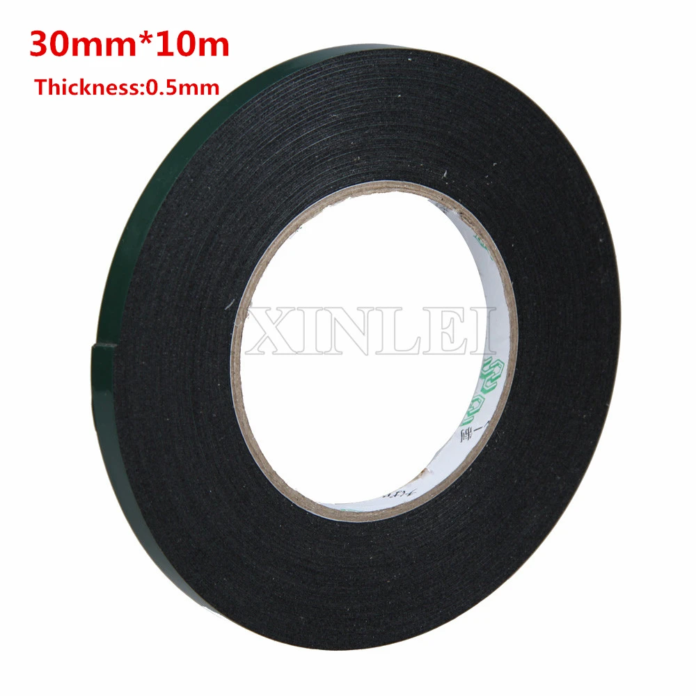 5Pcs 30mm x 10m Adhesive Tape Double Sided Foam Tape Automotive Grade