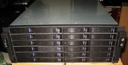 

Working 4U24 disk hot swap box RT4324 HD DVR storage Telecom