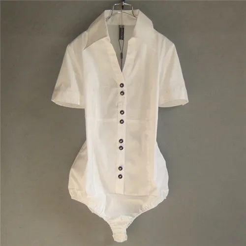 Online Get Cheap Plus Size Bodysuits Tops -Aliexpress.com Brand Women Blouse Shirt Solid White Cotton Bodysuit Short Sleeve Formal Shirts Female Tunic Women Body Blouses Tops Plus Size - Online Get Cheap Plus Size Bodysuits Tops -Aliexpress.com