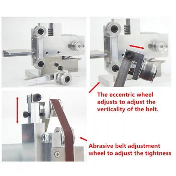 

Grinder Electric Belt Sander Mini DIY Polishing Grinding Sharpener Machine LKS99