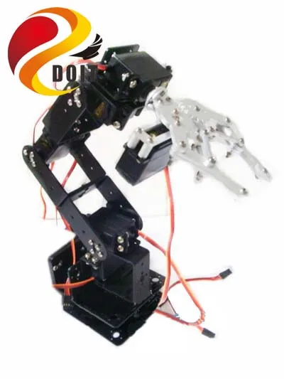DOIT 6 DoF рука робота+ механический коготь+ металлическая основа металлический механический ручной манипулятор высокий крутящий момент сервопривод espduкомплект для Arduino