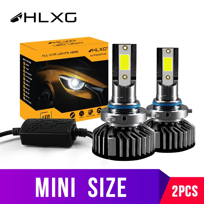 2 шт. H4 светодиодный H7 автомобильные лампочки H3 H8 H9 H11 9005 H1 9006 фары для Авто