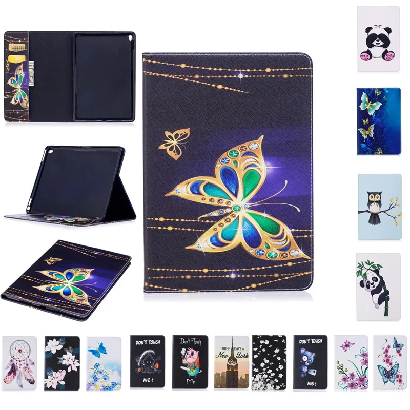 Чехол для Apple iPad Pro 9 7 дюйма чехол-книжка из ПУ кожи с рисунком совы панды Биг-Бена и