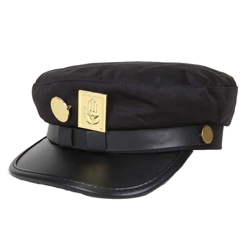 Аниме JoJo странное приключение Kujo Joseph Jotaro военная шляпа JOJO карнавальные костюмы