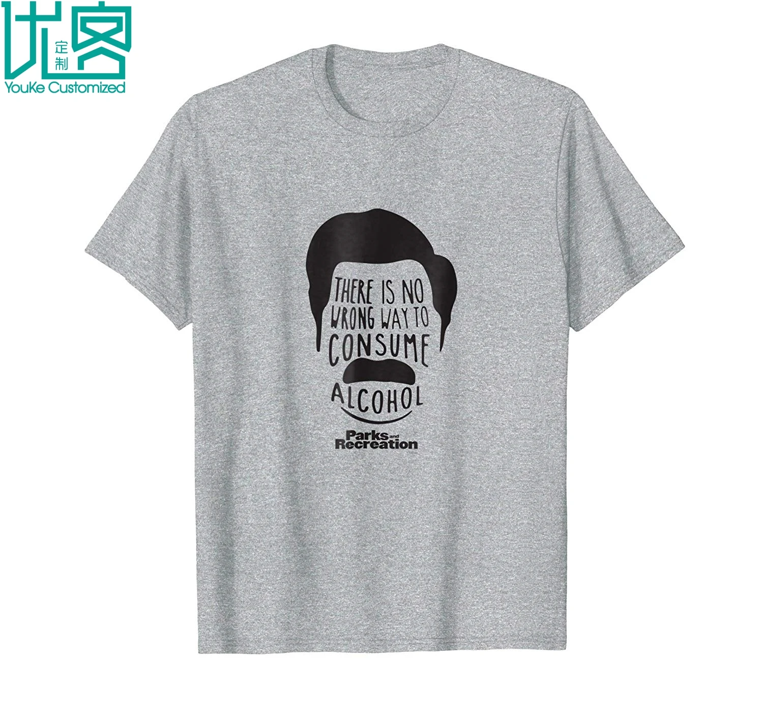 

Parks And Recreation Ron Swanson Funny T Shirt 2019 Summer Men's Short Sleeve T-Shirt