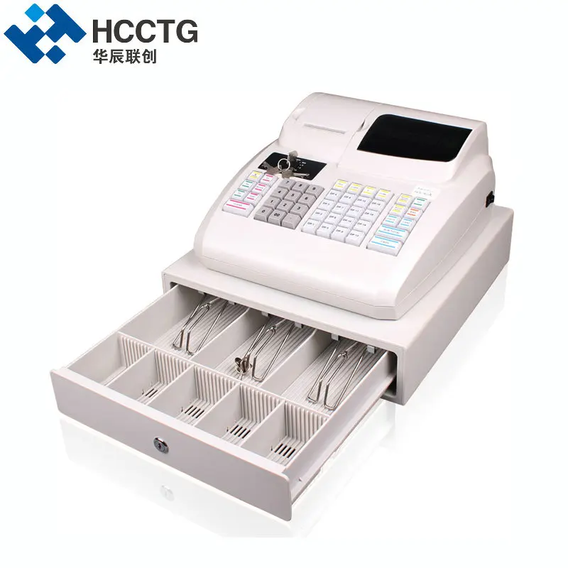 

2017 New Supermarket POS cash register EC100 wtih 58mm thermal printer Cash Drawer ECR100