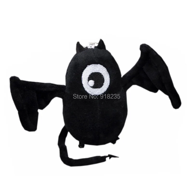

10/Lot Black Bat Plush Keychain 4" Dolls Toys