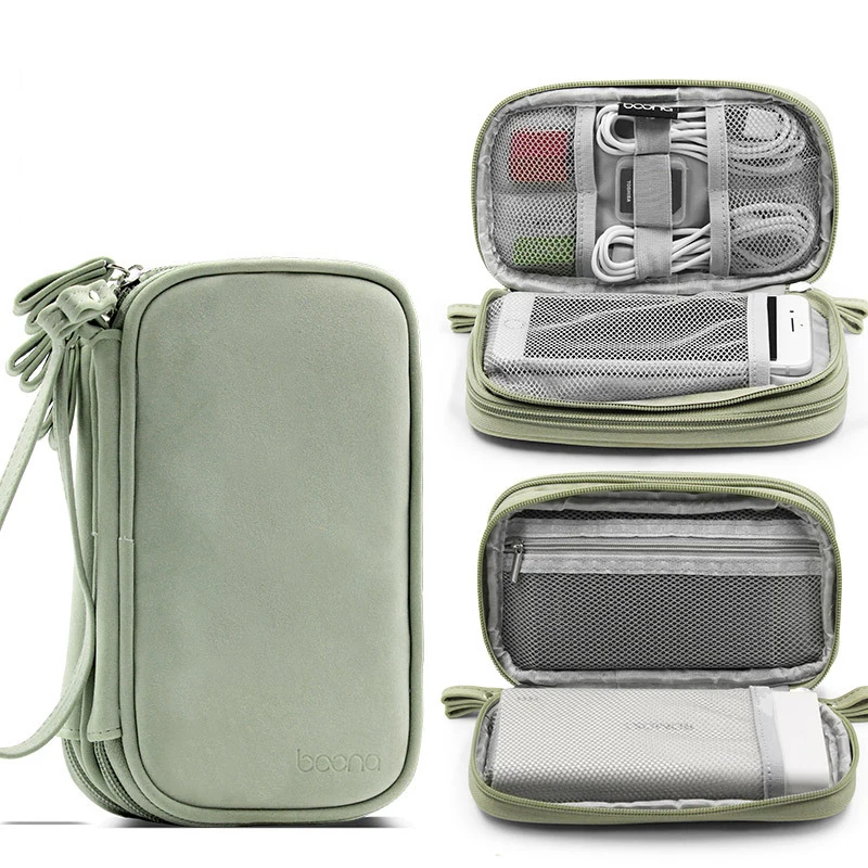 Us 12 6 30 Off Digital Cable Bag Electronics Cord Charger Headset Organizer Earphone Travel Accessories Gadget Carry In