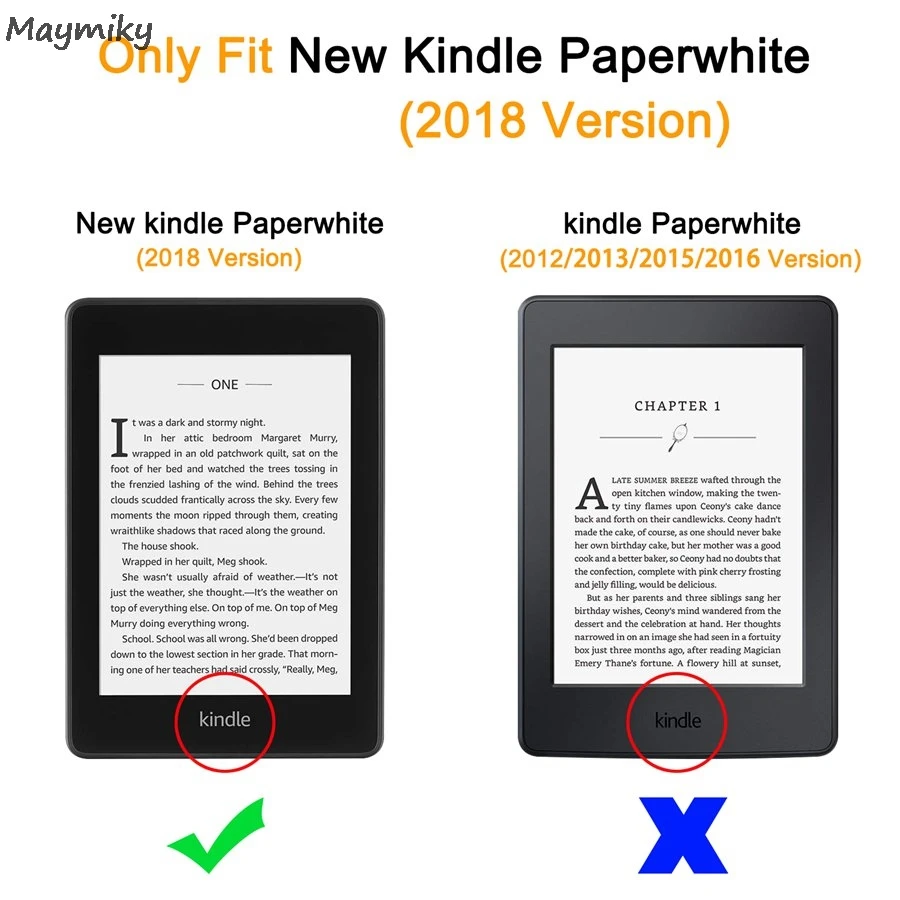 Ультратонкий чехол для нового Amazon kindle paper white 4 Магнитный чехол умный защитный чехол-книжка для kindle paperwhite 4