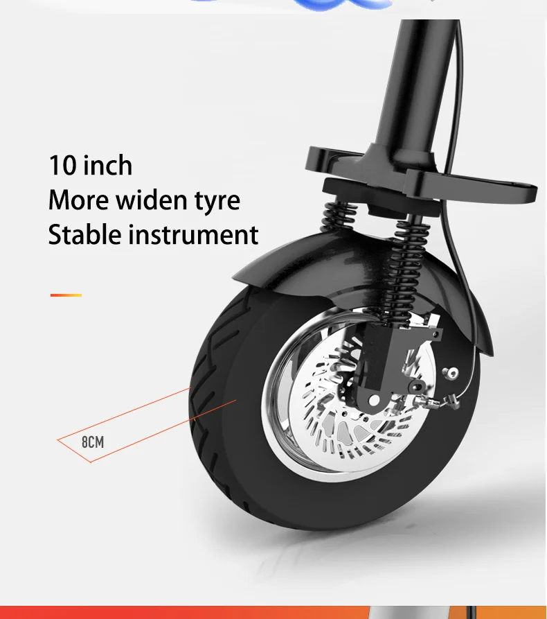 Discount 10 inch Wheel Electric Bike 36V 48V Electric Bike 48v 13AH Lithium Battery Mini Ebike for Women Child Folding Electric Bicycle 6