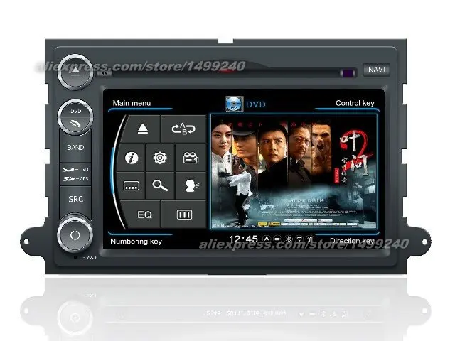 Liandlee 2 Din Автомобильный Android для Ford Edge 2007 ~ 2010 радио GPS карты навигатор плеер HD экран