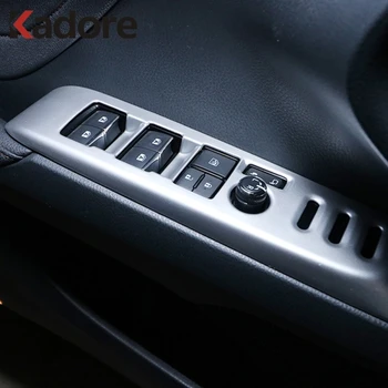 

For Toyota Camry XV70 2017 2018 2019 ABS Matte Inner Window Lift Switch Button Cover Trim Side Handle Armrest Frame Car Styling