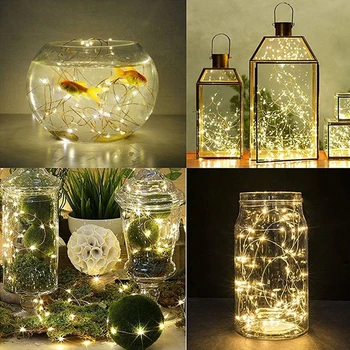 

Bottle String Light LED Copper Wire Light String 2M Waterproof Fish Tank Bottle Decoration String Lights