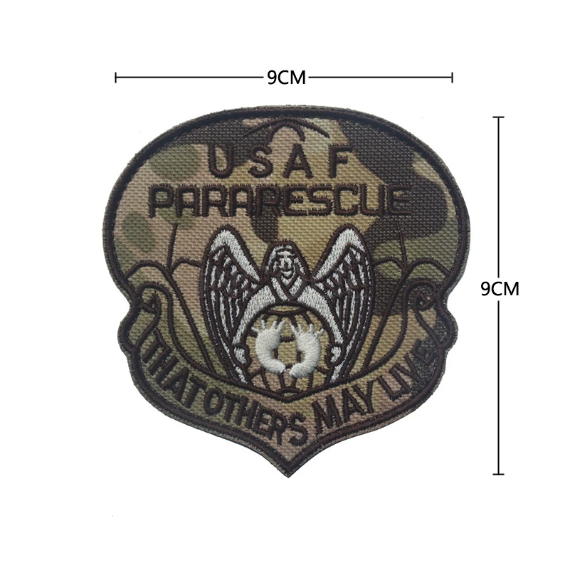 Вышитые нашивки USAF PARARESCUE патч тактические эмблемы значки вышивка для куртки