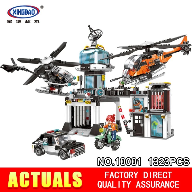 

XINGBAO 10001 City Police Series The Police Operational Command Station Building Blocks Bricks Educational Toys Funny DIY Gifts
