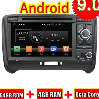 

Topnavi Android 9.0 Car DVD Player For Audi TT (2006 2007 2008 2009 2010 2011 2012 2013) Radio Stereo Video GPS Navigation 64G