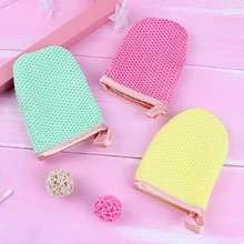 2 шт./лот, новинка, портативное полотенце для снятия макияжа, многоразовое полотенце из микрофибры для лица, косметическая пуховка для ухода за лицом, инструменты для макияжа, 4 цвета