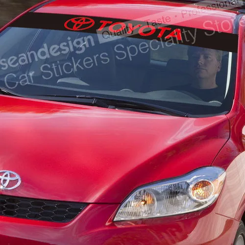 

FOR TOYOTA Windshield Decal Auto Sticker PVC