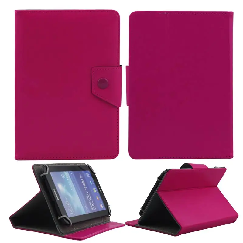 7-дюймовый планшетный чехол для huawei MediaPad T3 7,0 BG2-W09/U01 T2 Pro PLE-703L/701L M2 Lite PLE-703L 7 ''из искусственной кожи подставка чехол Чехол - Цвет: rose red