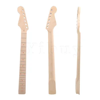 

Yibuy 675 x 95mm Wood Color 6 string 22 Frets Maple Fingerboard Left Handed Electric Guitar Neck