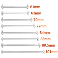 2 шт. стальной металлический Радиоуправляемый автомобильный приводной вал Dogbone 61 мм 63 мм 70 мм 77 мм 84 мм 86 мм 89,5 мм 101 мм