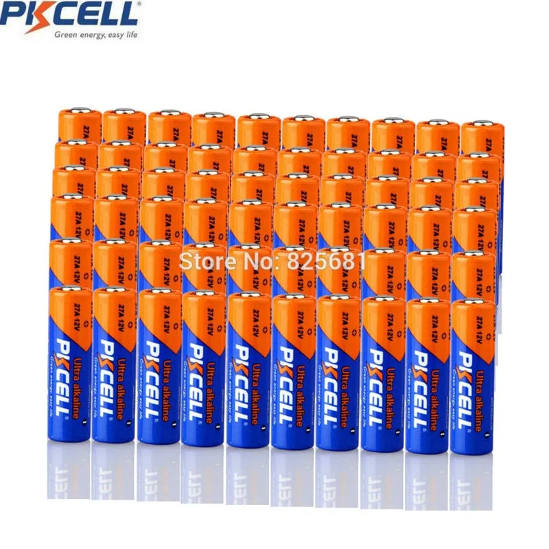 80Pcs Super Alkaline Single Use Battery 27A A27 MN27 VR27 L828 12V For