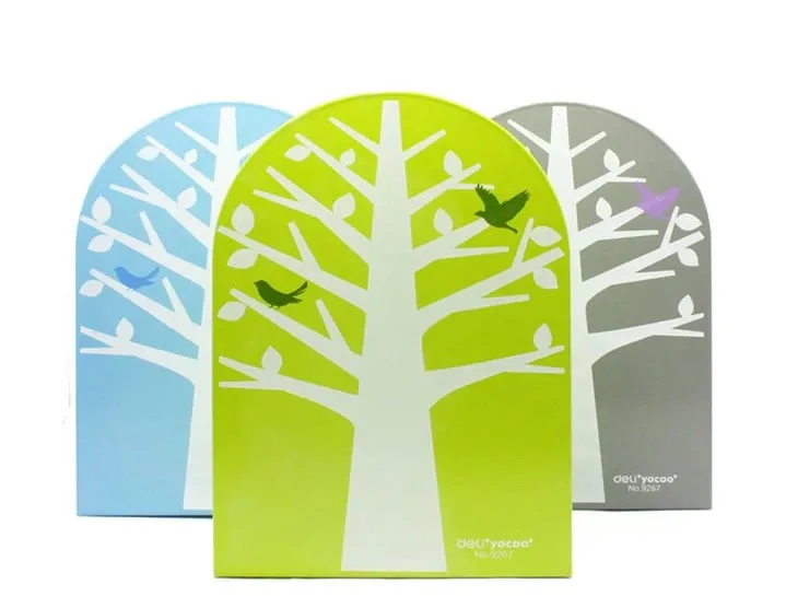 1 пара/лот 3-Цвет дерево-отображали металлическая подставка для книг, SL00011