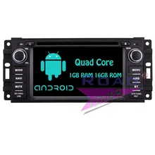 Roadloevr Android 6.0 Car DVD Player Auto Audio For Jeep Commander Wrangler Stereo GPS Navigation Magnitol 2 Din Multimedia MP3