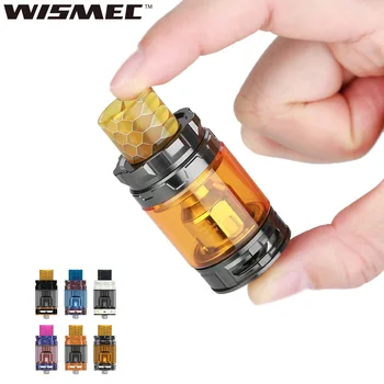 

Original WISMEC Gnome King Subohm Tank 2ml/5.8ml Atomizer w/ Resin Drip Tip Fit WM Coil Top Filling for Gen3 Dual Mod Vape Tank