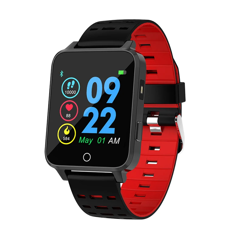 

Women 1.54 inch Multi-Touch Screen IP68 Waterproof Smart Watch With LED Light Heart Rate Monitor Smartwatch For Android Iphone