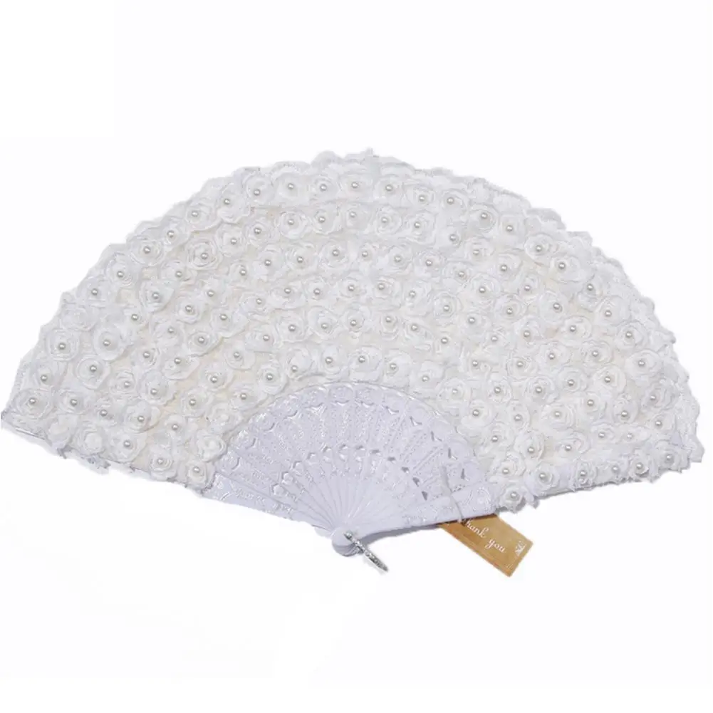 

Non-foldable Fan Handheld Wedding Rose Fans For Wedding Bride Supplies Photo Shooting Props Dropshipping