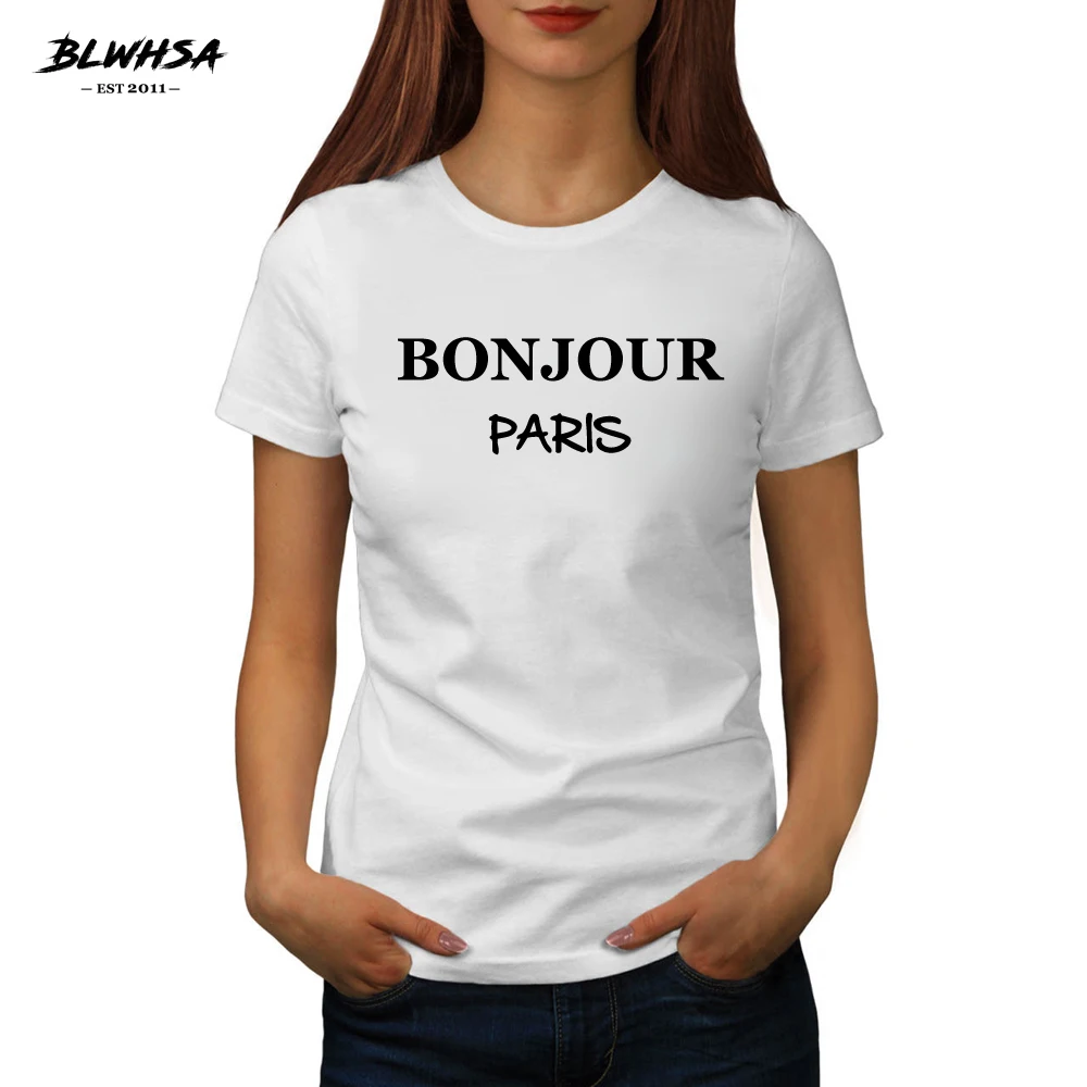 WT001709121 Bonjour Paris White Logo