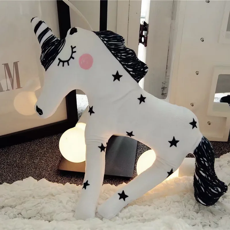 Neue Weiche Puppen Einhorn Horn Schlaf Kissen Baby Kind 2017 neue Puppen Einhorn Horn Schlaf Kissen Baby Kind Kinder
