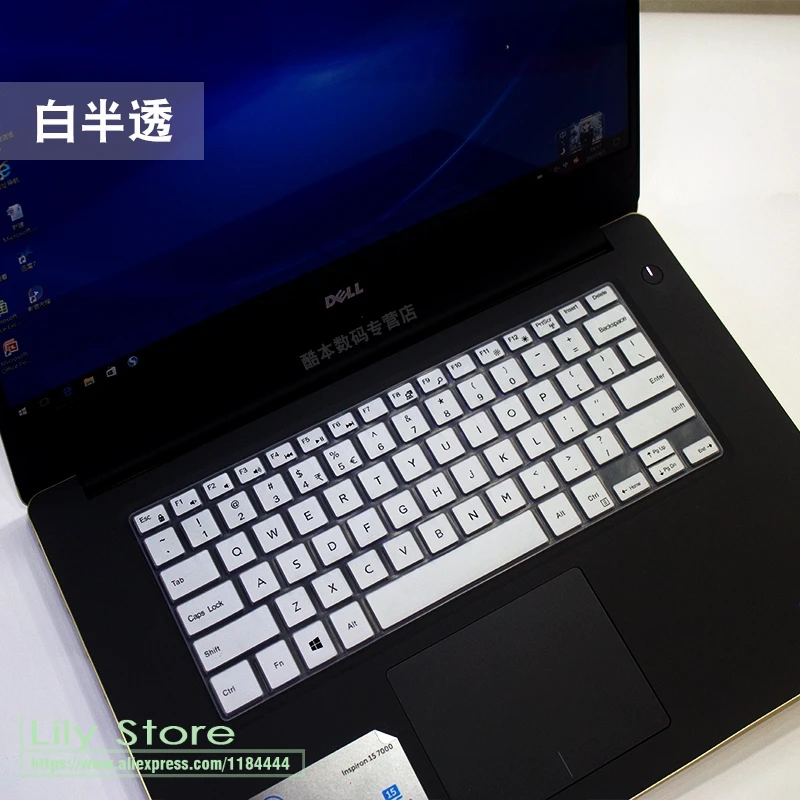 Ноутбук силиконовая клавиатура кожного покрова для выпуска DELL XPS 15 9570 и выпуска DELL XPS 15 9560 9550 15," Сумка для ноутбука