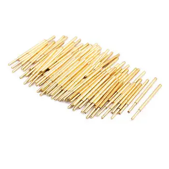 

100pcs P160-Q1 1.4mm Dia 23.5mm Length Metal Spring Pressure Test Probe Needle