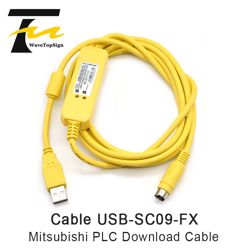 Mitsubishi FX1N/FX2N/FX1S/FX3U Series PLC Programming Cable Data Download Cable USB-SC09-FX