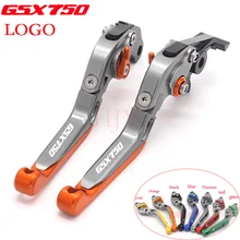 Leviers d'embrayage pour SUZUKI GSX 750 INAZUMA | Freins réglables extensibles et pliables de moto GSX 750 INAZUMA GSX750 lnazuma GSX 1997-2000